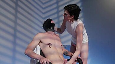 Shemale Subverts And Fucks Detective