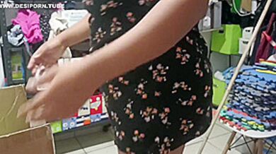 Fat Stepmother-in-law Cleans Room