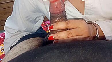 Asian Nurse Gives Blowjob & Gets Load In Mouth