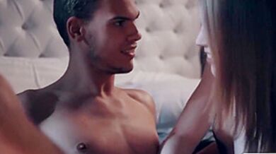 Gorgeous Blonde Ts Lets Stepbro Fuck Her Asshole