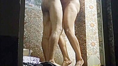 Stepsister-in-law Was Taking A Bath In The Bathroom When Jiju Grabbed Her From Behind And Started Leaving Loudly