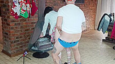 Winter Time Fucking Infront Of The Fire Place