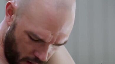 Petite Secretary Craves For Bald Boss Cock