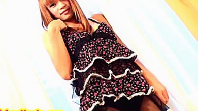 Hung Ladyboy Strokes Big Dick