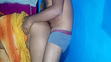 Stepbrother-in-law Secretly Fucks Stepsister-in-law From Behind