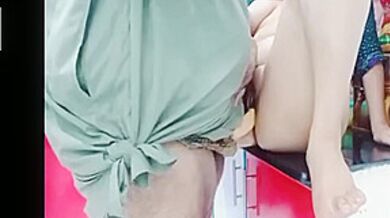 Fuck Rent Girl At Kitchen. Left His Character In The Kitchen With Uncle Fuck