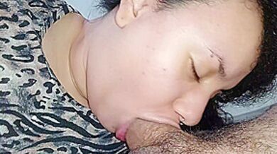 Extreme Hot Blowjob, She Fucks So Horny A Hard Cock