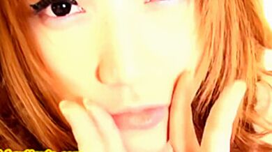 Strokes Her Meaty Penis