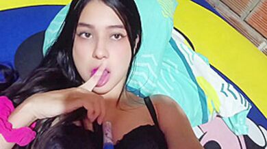 Cute 18-year-old Shoots Her First