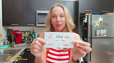 Mature Milf Stepmom Gets Lingerie And Facial - Kymber Leigh Aitsf251228