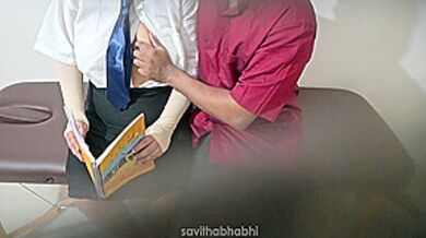 Indian Teacher Using College Student 18+ In College