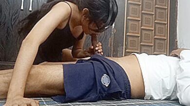 Stepdaughter Enjoying Sucking