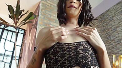 Anal-addicted T-girl Hot Video