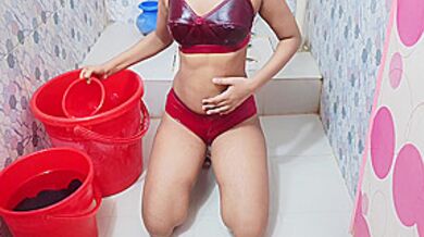 Stepsister Was Taking A Shower And Stepbrother Secretly Enjoyed It