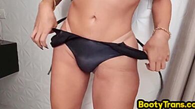 Cockriding Big-titted Shemale In Highheels Barebacke