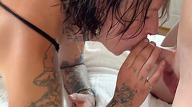 Hot Face Tatted Trans Blowjobs Best Compilation 8 Min