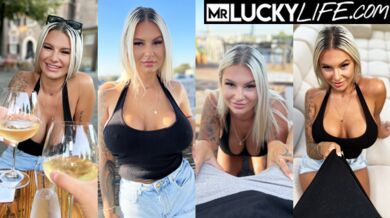 La bionda alta Cameron Cohen mostra le sue abilità a letto