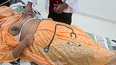 Indian Doctor Checking Village Aunty Boobs