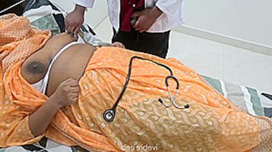 Indian Doctor Checking Village Aunty Boobs