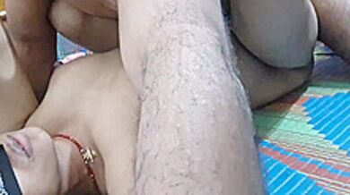 Stepsister Is Giving Relief To Her Stepbrothers Penis By Sucking It And Also Fucking Him