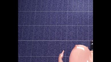 Crescita dell'espansione del seno Futa in realtà virtuale della ragazza rossa (animazione 3D)