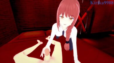 Makima ed io facciamo sesso intenso in una stanza segreta. - Motosega Uomo POV Hentai