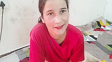 Stepsister School Se Aayi Bathroom Me Kapde Badlte Dekh - Li Ya