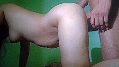 Indian Maid Aunty Dry Humping In Morning And Ejaculated Cum Over Her Ass