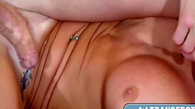 Ts Gals In A Blonde Anal Action! 11 Min - Becki Bottomz And Ashley Fires