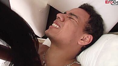 Tranny Man And Woman Do An Anal Threesome