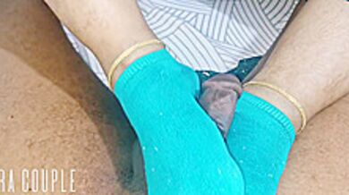 Stepsister Playing Feet Job With Her Stepbrother Dick