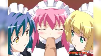 Hentai Pros - Le dee Fauna e Jordh purificano Kosuke Kawakami scopando il malvagio sperma da lui