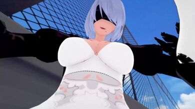 Nier: scopata da 2b futa taker POV