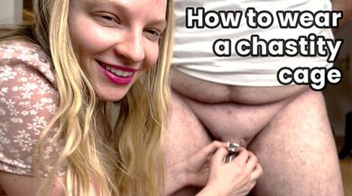 Chastity tutorial - how to wear a chastity cage | part 1