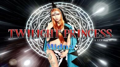 La rossa Maya Woulfe nei panni della principessa del crepuscolo Midna cavalca il tuo grosso cazzo VR porno