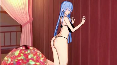 Esdeath at sexy stage (3D Ecchi) (Akame ga Kiru)