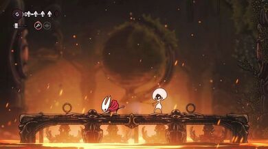 Hollow Knight Silksong, Il primo scontro contro il grande Pizzo