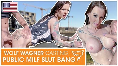 Andy Star le ha caricato un enorme sperma nella bocca di Julia Exclusiv! Wolf Wagner Casting