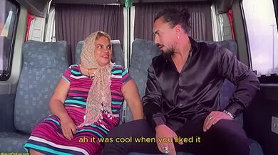 Fat Granny Ass Gets Destroyed In Driving Bus