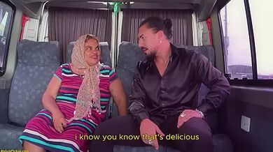 Fat Granny Ass Gets Destroyed In Driving Bus