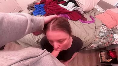 Stepson Dumps His Load In His Stepmom