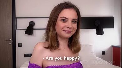 Dp Bella Grey - Hard Anal Fuck - Interview With Translation Vk