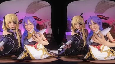 Our Crazy Gyaru Cosplay Reverse Threesome Date - SodCreate