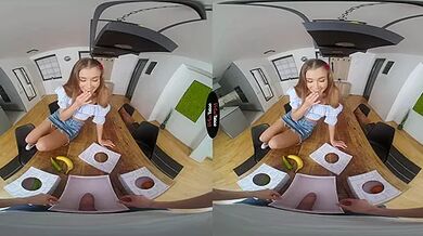 Mary Rock VR Porn: This Is Salami, Right? - VirtualTaboo