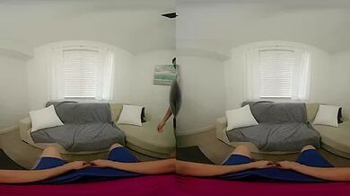 Squirting Stepsis Stuck On Sofa - TabooVRPorn