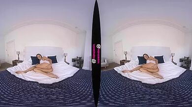 Cum On My Bed - Big Tit Cleo Summers Solo Striptease