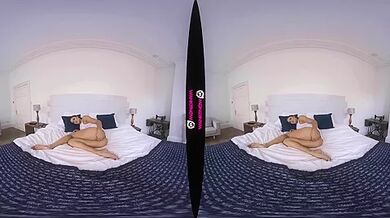 Cum On My Bed - Big Tit Cleo Summers Solo Striptease