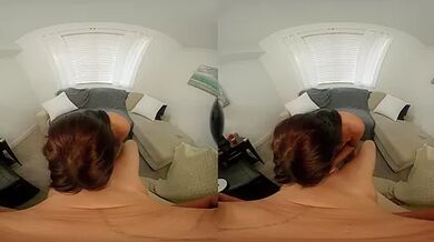 Squirting Stepsis Stuck on Sofa, Scene #01