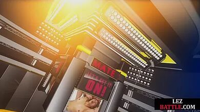 Redhead babe strapon fucking busty rival