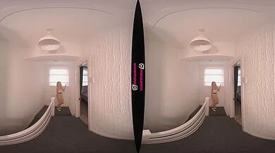 Seducing Stepdad - Hot Blonde Babe Solo Striptease